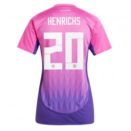 Duitsland Benjamin Henrichs #20 Uit tenue Dames EK 2024 Korte Mouw